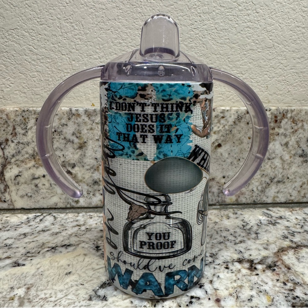 Morgan Wallen, Wasted on You Graphic Sippy Cup with Handles